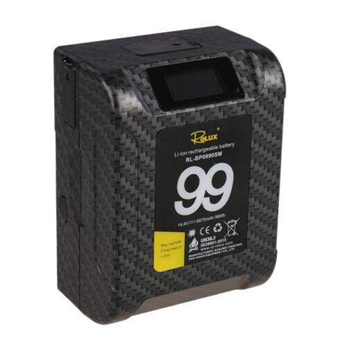 Rolux V-Mount 99w Nano Mini Battery (Max Load 15A) 